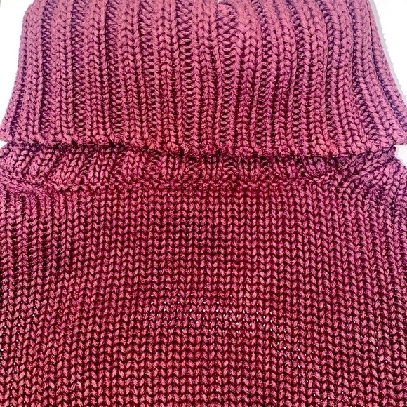 Banana Republic 💯 cotton knit aubergine turtleneck. Long sleeves. Size XS. - Picture 3 of 8